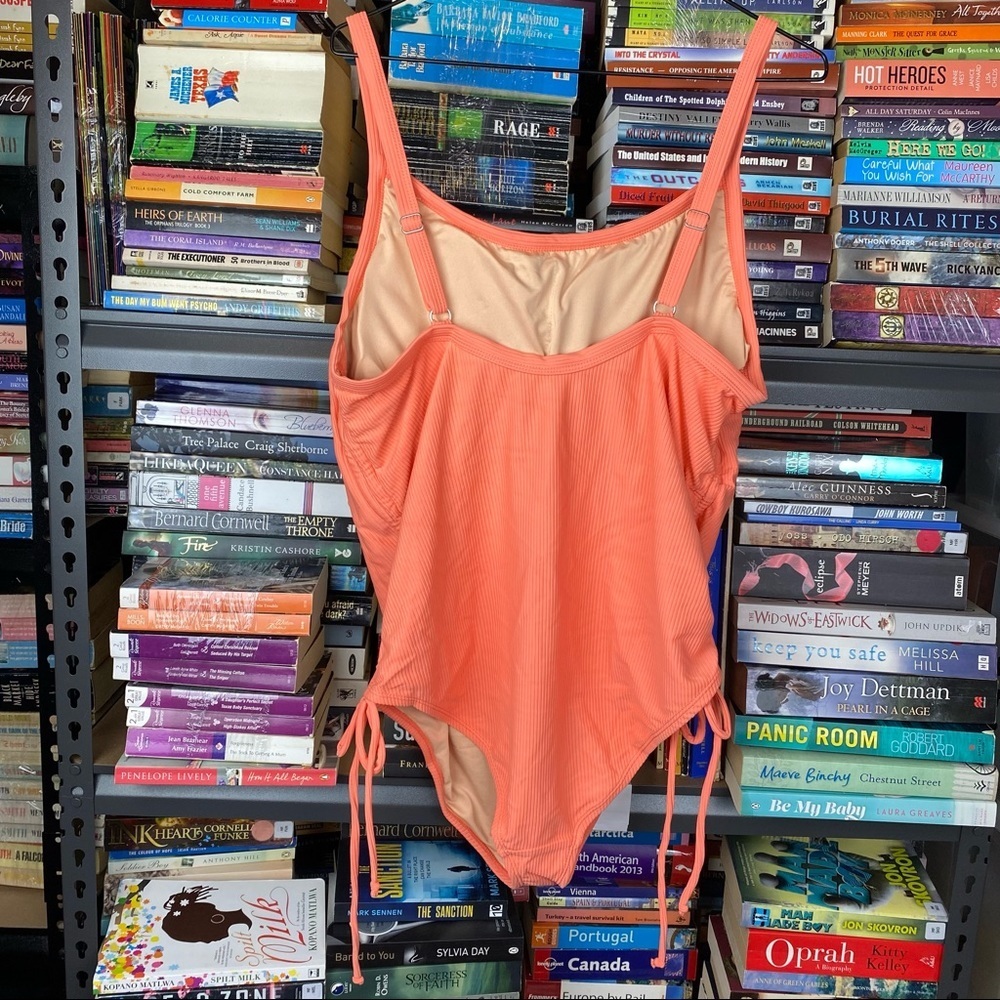 Women's Cotton On Body Swimwear Plus Size 22 Orange Sleeveless One-Piece - Picture 10 of 12